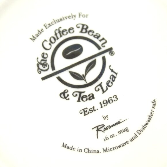 The Coffee Bean & Tea Leaf Co Ceramic Coffee 16oz Mugs Jamaica Kona Sumatra Lot3 - Picture 9 of 9